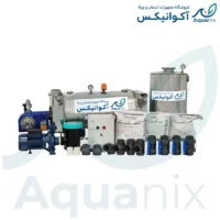 پک کامل تصفیه و گرمایش استخر تمام استیل سوپر دوپاس آکوانیکس سایز ۱