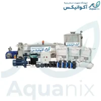 پک کامل تصفیه و گرمایش استخر تمام استیل سوپر دوپاس سایز ۲